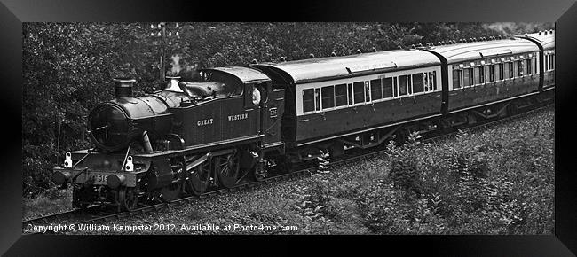 51XX Class GWR No.5164 Framed Print by William Kempster