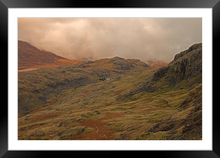 View of Pen Y Pass Framed Mounted Print by Richie Miles