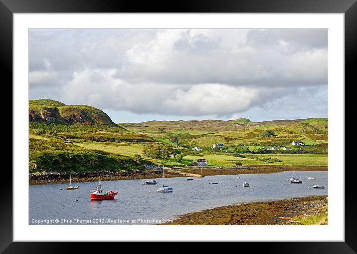 Bracadale on the Isle of Skye Framed Mounted Print by Chris Thaxter
