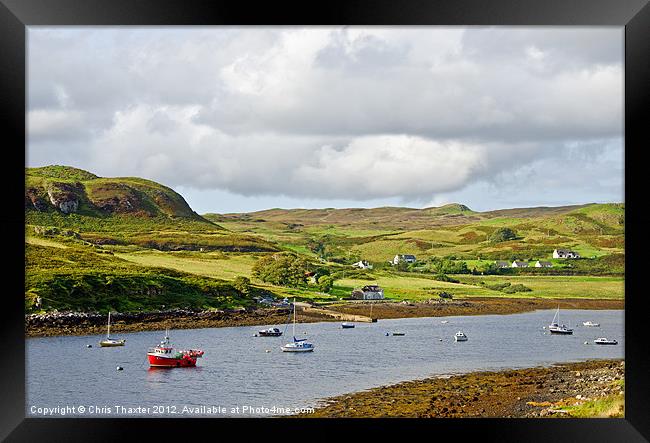 Bracadale on the Isle of Skye Framed Print by Chris Thaxter