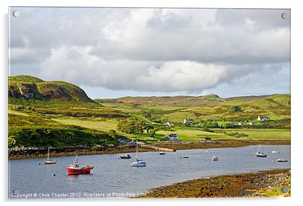 Bracadale on the Isle of Skye Acrylic by Chris Thaxter