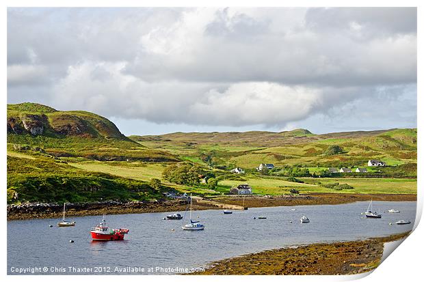 Bracadale on the Isle of Skye Print by Chris Thaxter