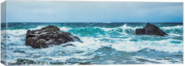 Breakers on Durness Beach Canvas Print by Tylie Duff Photo Art