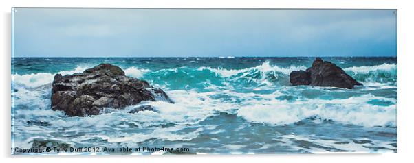 Breakers on Durness Beach Acrylic by Tylie Duff Photo Art