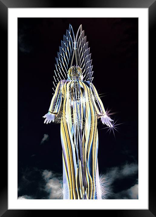Angel Of Your Dreams Framed Mounted Print by Steve Purnell