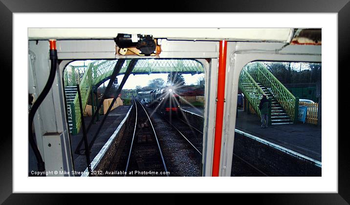 Drivers Eye View Framed Mounted Print by Mike Streeter