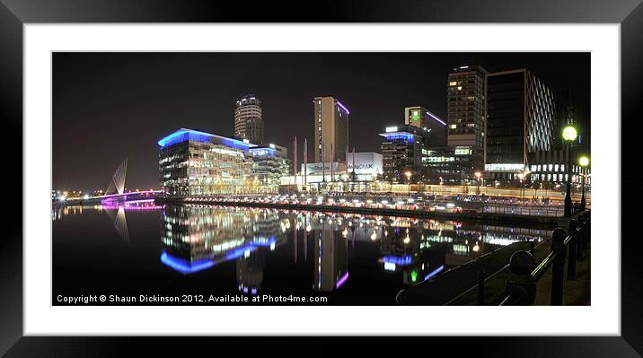 SALFORD QUAYS Framed Mounted Print by Shaun Dickinson