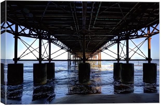 Support Cromer Pier Canvas Print by Mike Gorton