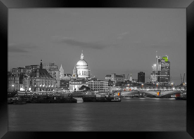 St Pauls london And Blackfriars Framed Print by Clive Eariss