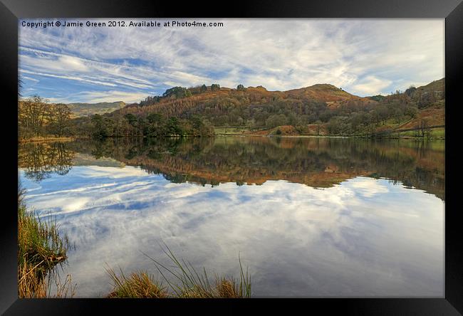 Rydal Water,Lake District Framed Print by Jamie Green