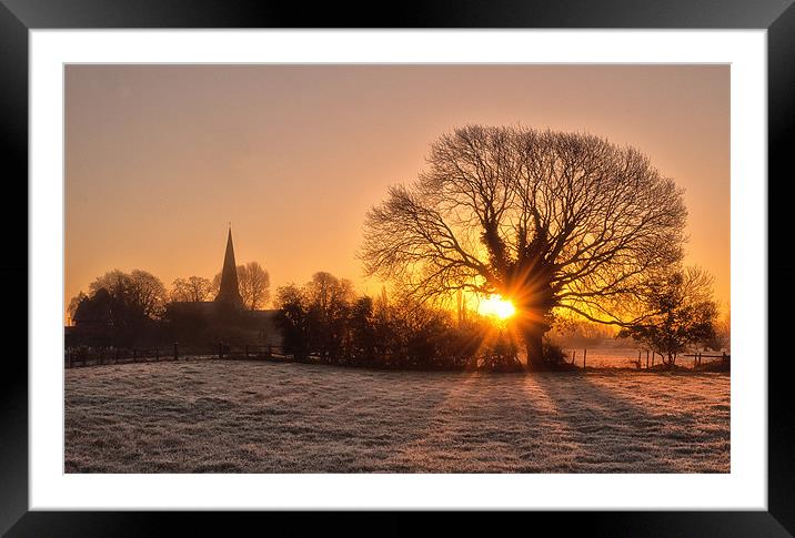 A Winters dawn Framed Mounted Print by Steve Cole