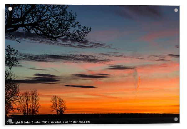 Dusk to Sunrise Acrylic by John Dunbar