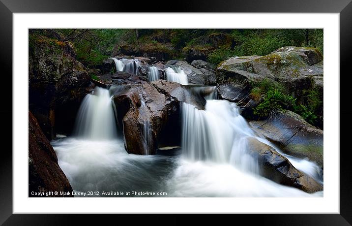 Clouds in the Water Framed Mounted Print by Mark Lucey