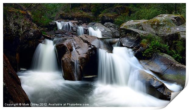 Clouds in the Water Print by Mark Lucey