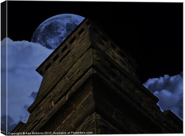 Moon Tower Canvas Print by Ade Robbins