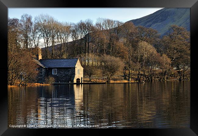Ullswater Boathouse Framed Print by Jason Connolly