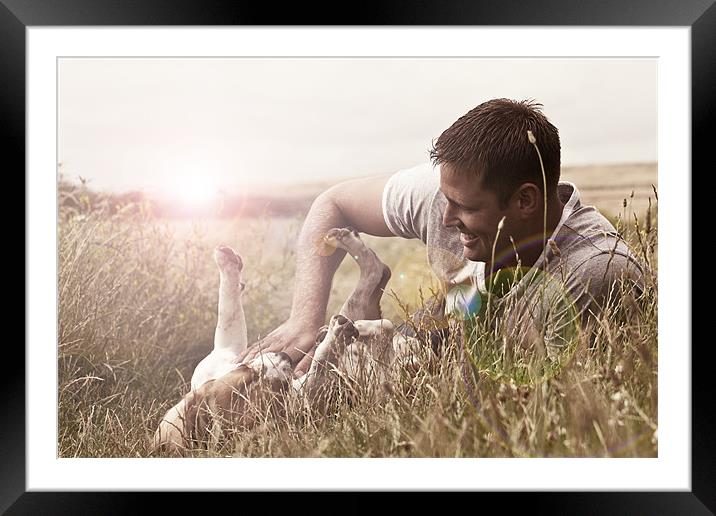 Friends for life Framed Mounted Print by David Saunders