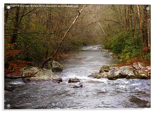 Rocky Rivers 2 Acrylic by Michael Waters Photography