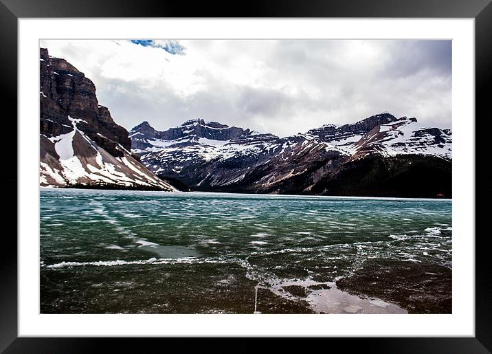 Icefields Framed Mounted Print by Chris Hill