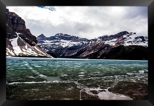 Icefields Framed Print by Chris Hill
