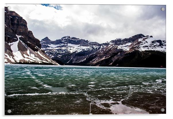 Icefields Acrylic by Chris Hill