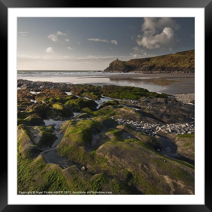 Abereiddy Bay Framed Mounted Print by Creative Photography Wales
