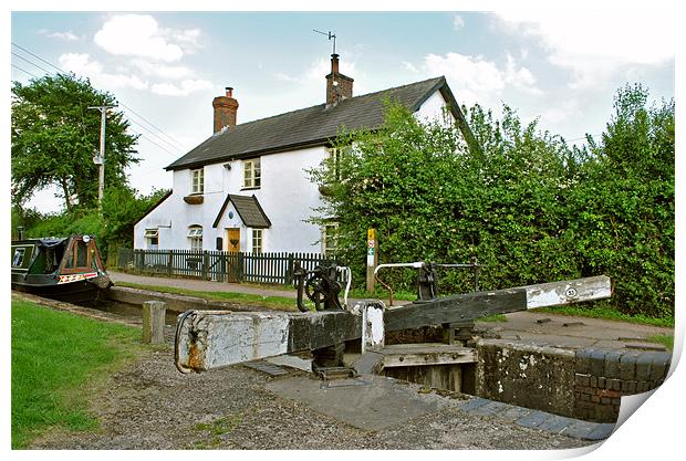 The Cottage at Lock 53 Print by graham young