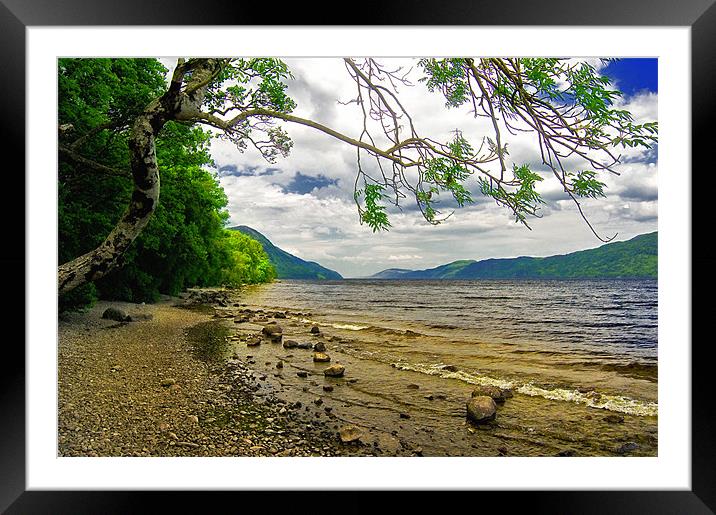 Loch Shores Framed Mounted Print by Paul Fisher