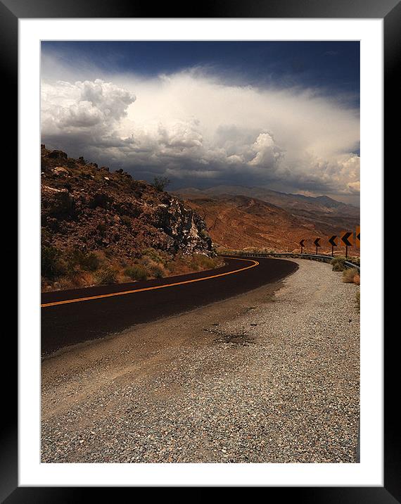 Desert Highway Framed Mounted Print by Paul Fisher