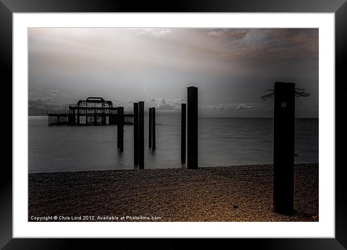 Yet Another West Pier Picture Framed Mounted Print by Chris Lord