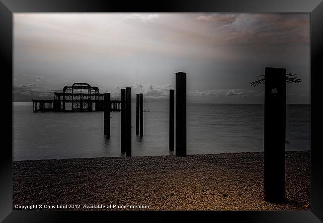 Yet Another West Pier Picture Framed Print by Chris Lord