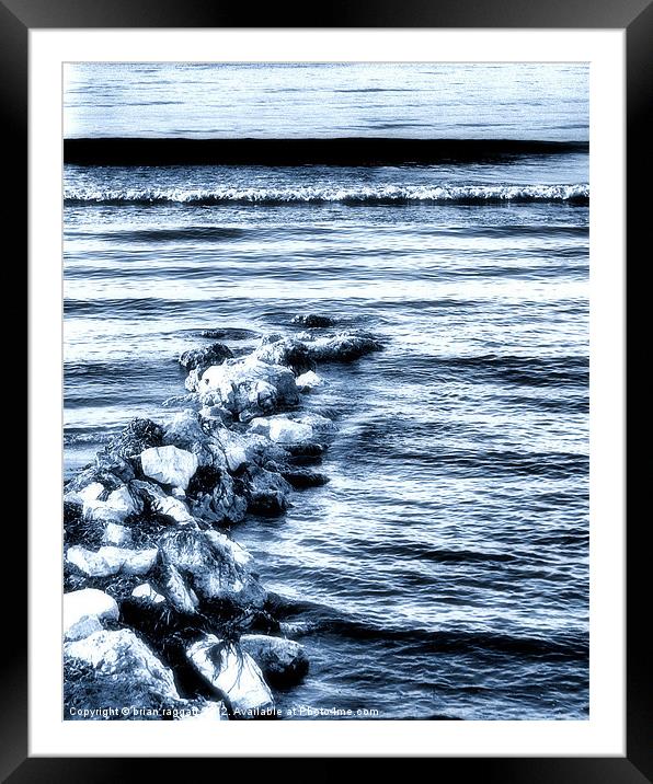Will The Water Run ClearBW Framed Mounted Print by Brian  Raggatt