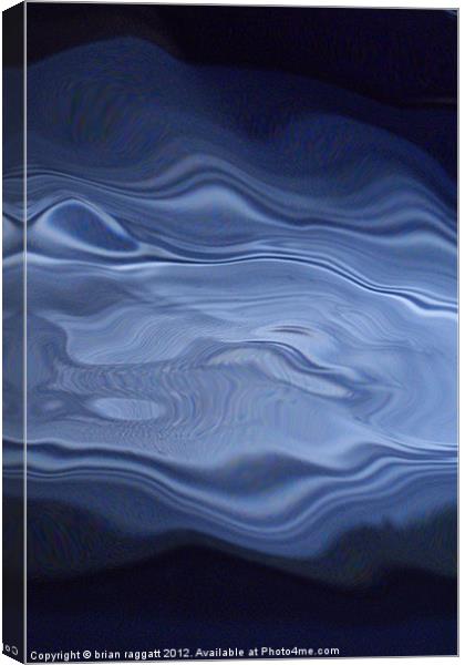 19  Water Abstract Canvas Print by Brian  Raggatt