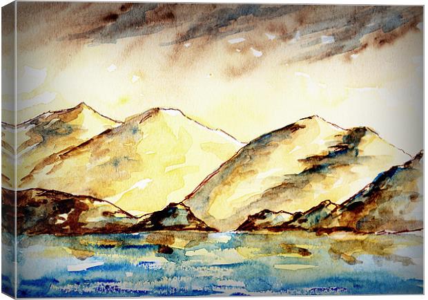 scottish highlands Canvas Print by dale rys (LP)