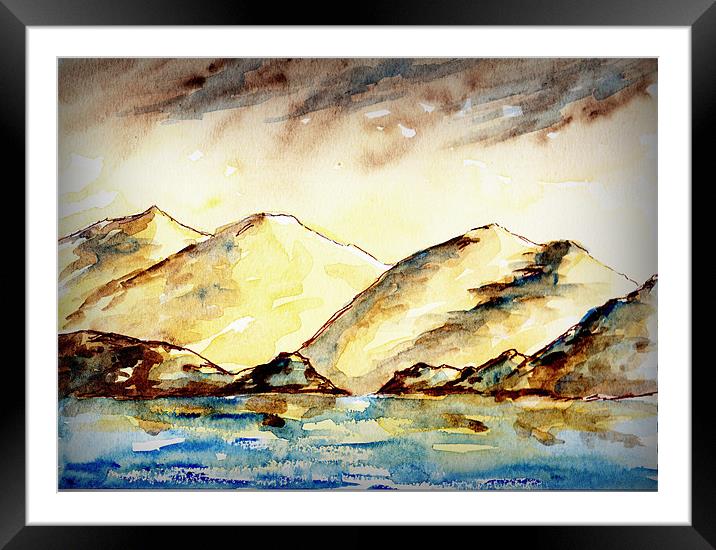 scottish highlands Framed Mounted Print by dale rys (LP)