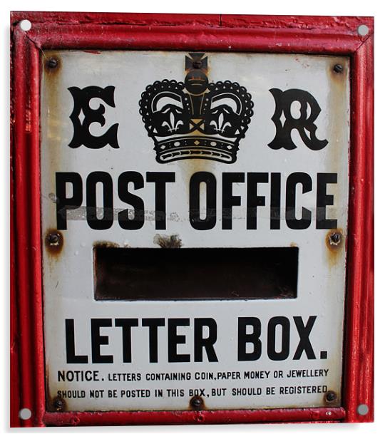 Vintage post box Acrylic by Gavin Wilson