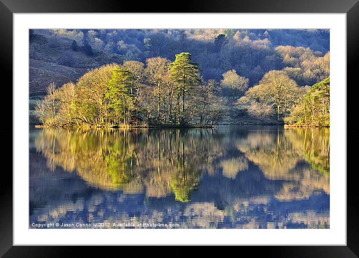 Rydalwater Reflections Framed Mounted Print by Jason Connolly