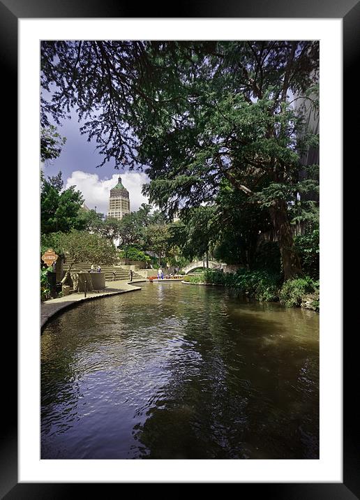 The Riverwalk Framed Mounted Print by Kieran Brimson