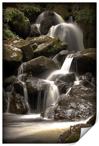 Lodore Falls Print by Pete Lawless