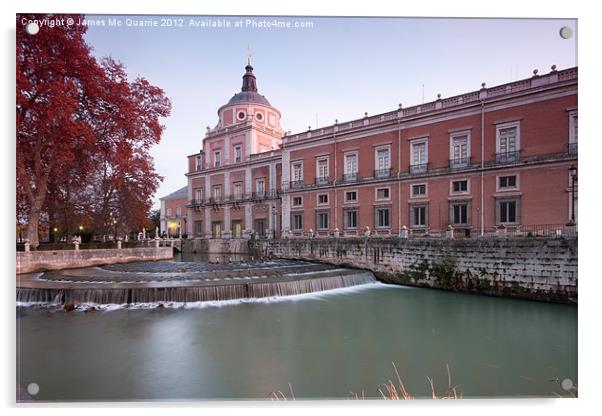 Aranjuez Royal Palace Acrylic by James Mc Quarrie