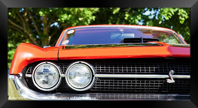 Ford Torino Cobra Classic Car Framed Print by Philip Pound