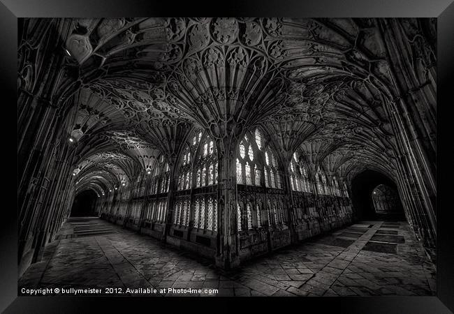 :The Cloisters: Framed Print by bullymeister 