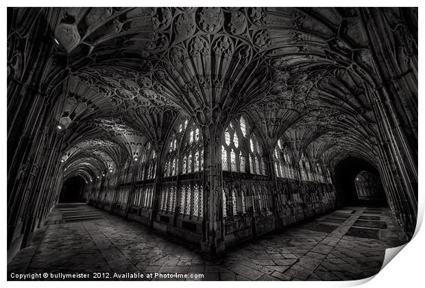 :The Cloisters: Print by bullymeister 