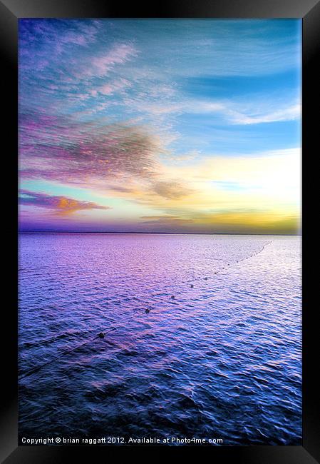 Sharm Sunrise 1 Framed Print by Brian  Raggatt