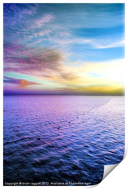 Sharm Sunrise 1 Print by Brian  Raggatt
