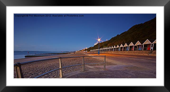 Dawn at the seafront Framed Mounted Print by Phil Wareham