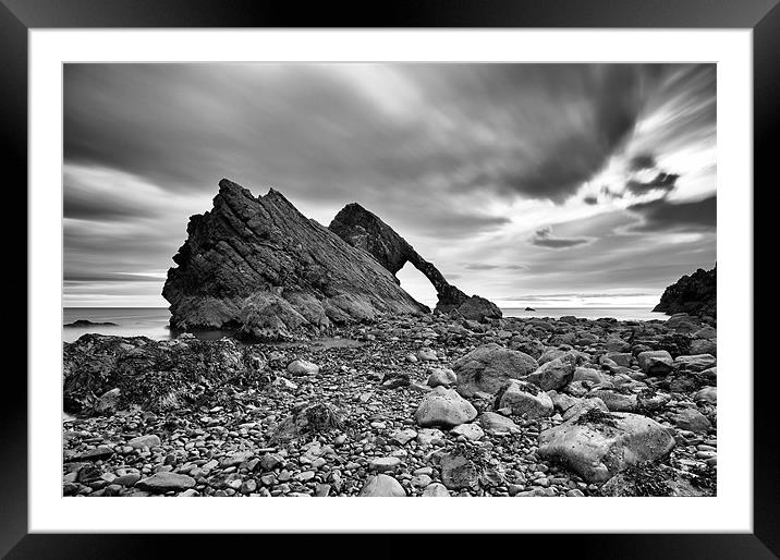 Bow Fiddle Rock Framed Mounted Print by Grant Glendinning