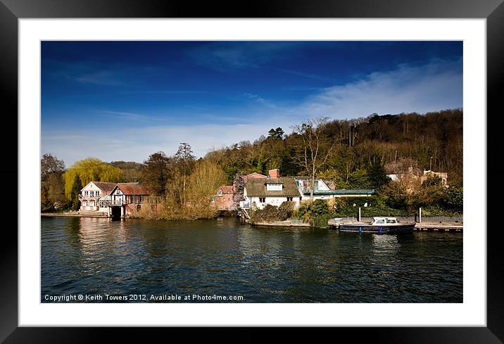Henley-on-Thames Canvas Prints Framed Mounted Print by Keith Towers Canvases & Prints