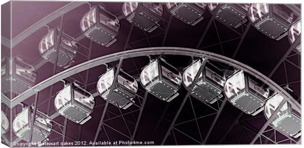Manchester Wheel 1 Canvas Print by stewart oakes