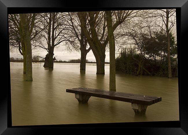 Flooding Normality  Framed Print by Oliver Porter